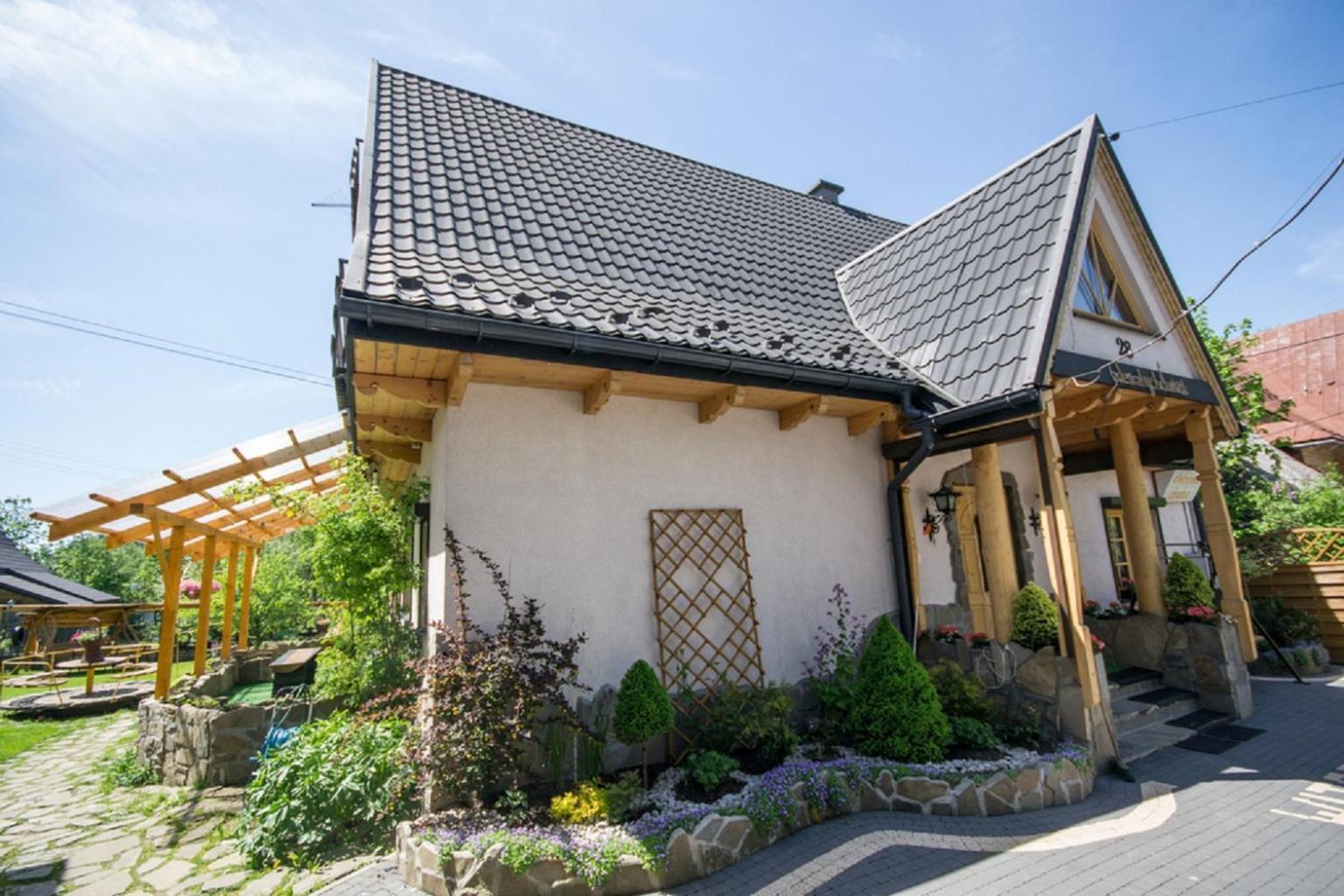 Ciukrowa Chatka Sauna & Jacuzzi Poronin Esterno foto