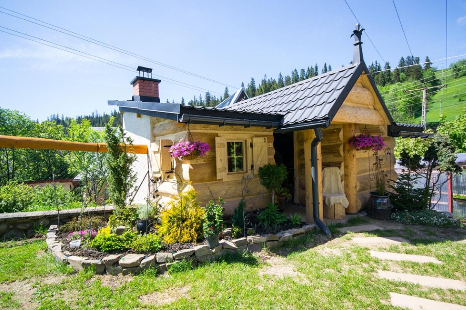 Ciukrowa Chatka Sauna & Jacuzzi Poronin Esterno foto