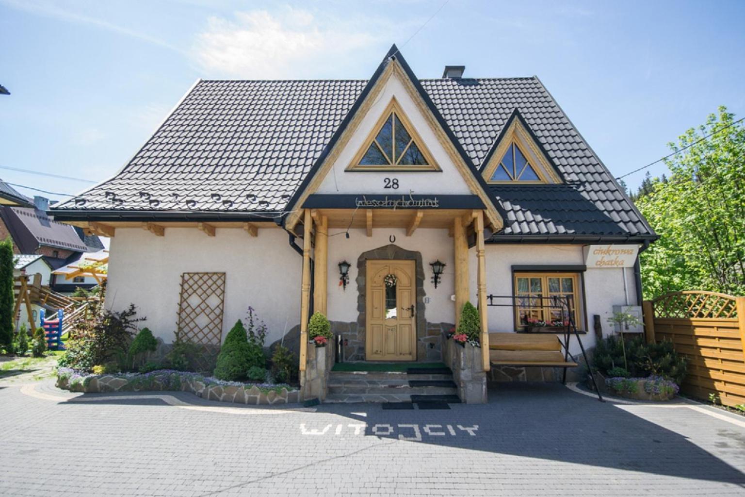 Ciukrowa Chatka Sauna & Jacuzzi Poronin Esterno foto