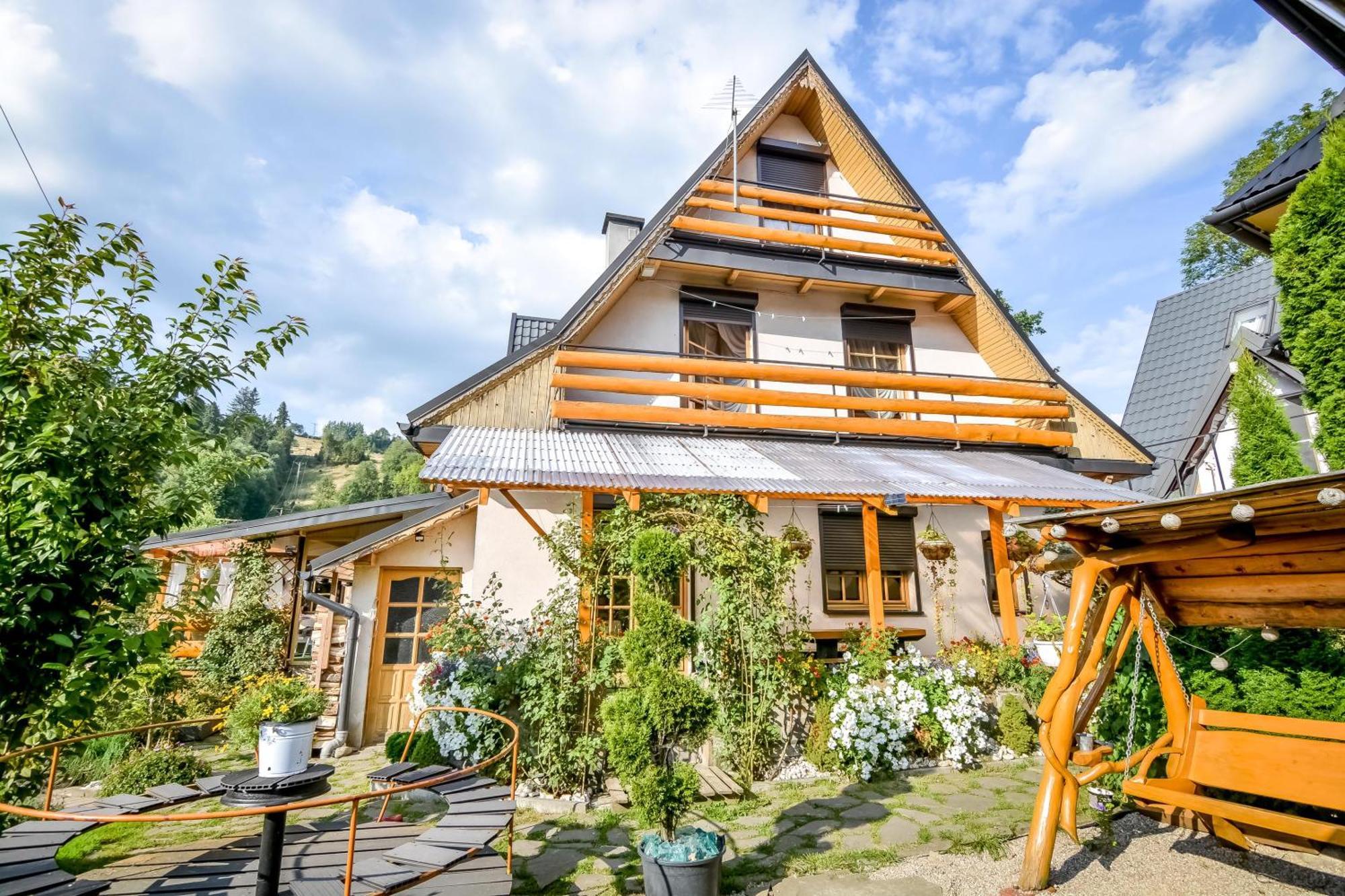 Ciukrowa Chatka Sauna & Jacuzzi Poronin Esterno foto