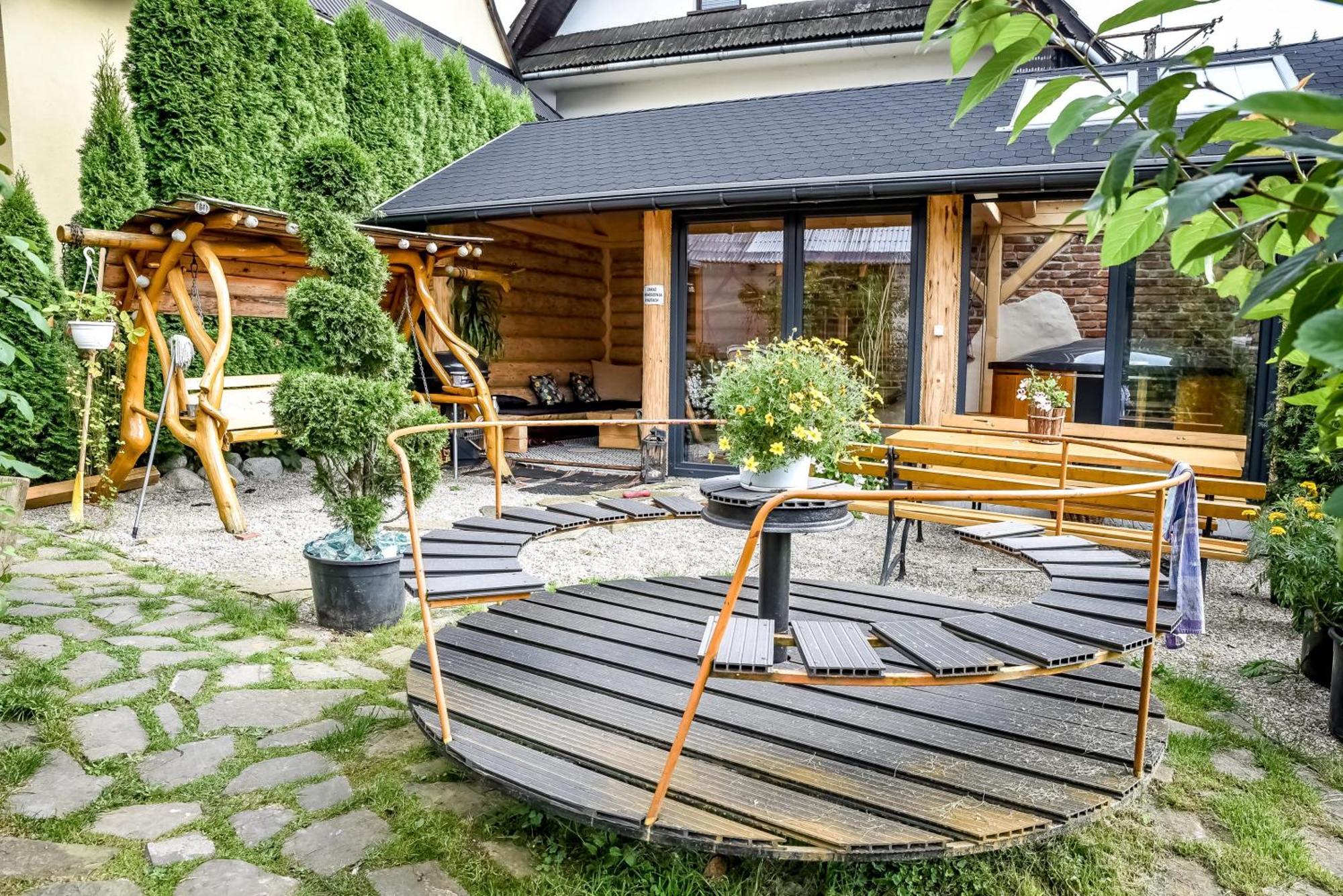 Ciukrowa Chatka Sauna & Jacuzzi Poronin Esterno foto